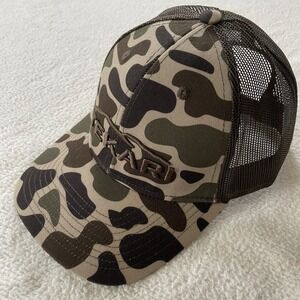 Duck Hunter Frogs Back Camo Camouflage Trucker Hat Cap Hunting Mens Adjustable